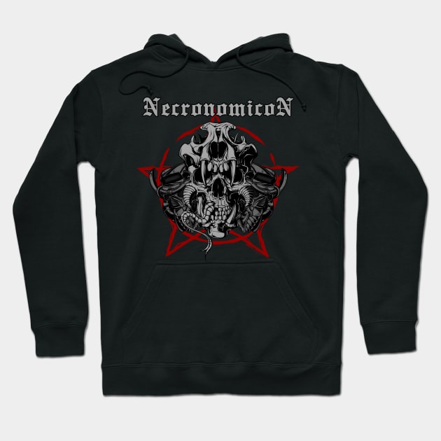 NECRONOMICON LOGO Hoodie by theanomalius_merch